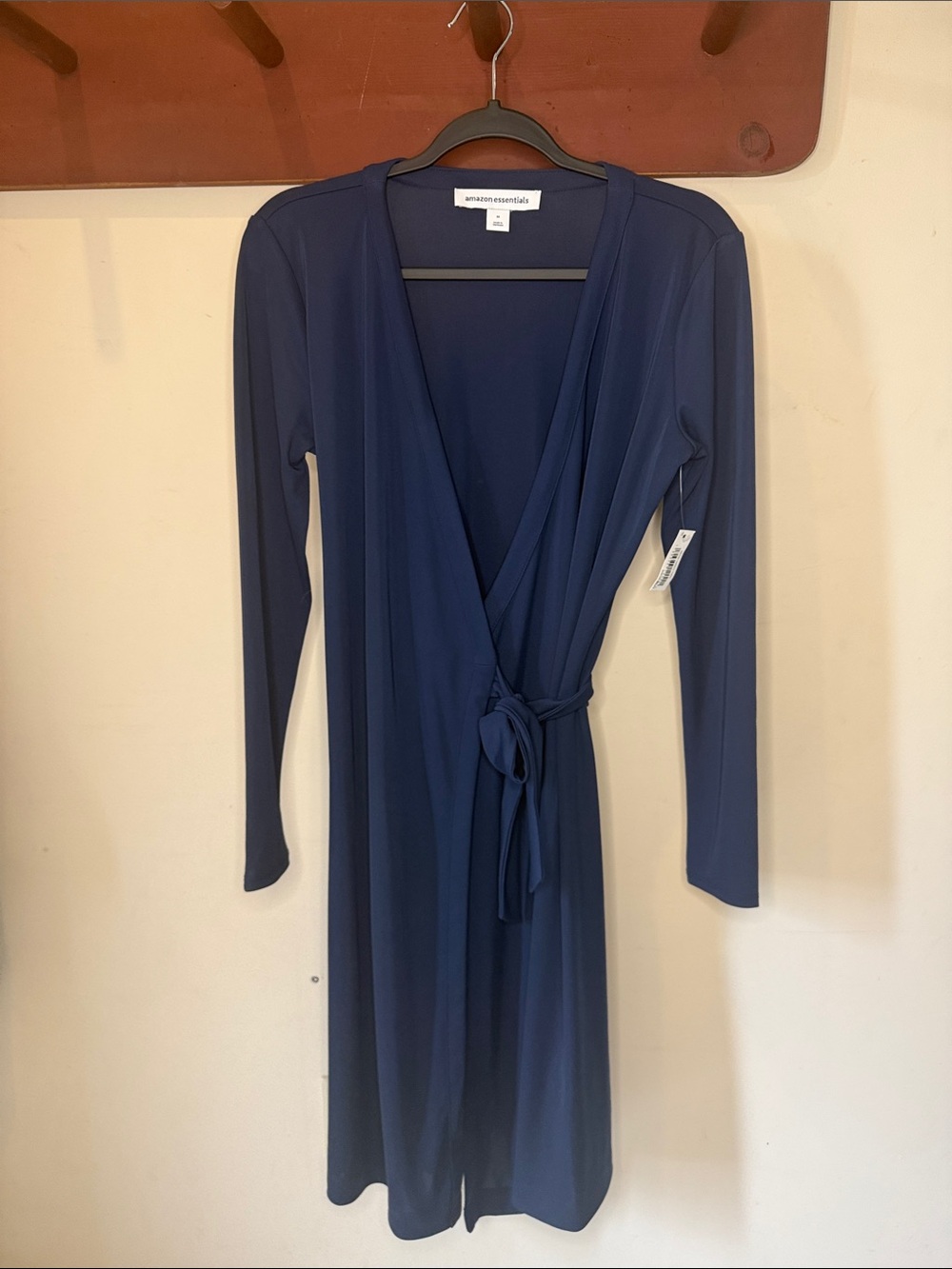 Women's Navy Blue Wrap Dress